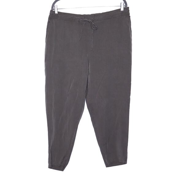 THE FISHER PROJECT Ankle Slouchy Pant Surplus Green Drawstring Waist Women's L - Picture 1 of 11